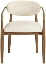 Riccio - Dining Arm Chair (Set of 2) - Walnut Frame