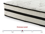 Chime 10 Inch Hybrid - White - 2 Pc. - Queen Mattress And Pillow