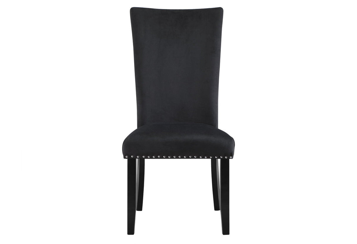 D02/D03 - 5 Piece Dining Room Set (Dining Table And 4 Dining Chairs) - Black