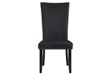 D02 Dining Table And Four D03 Dining Chairs - Black