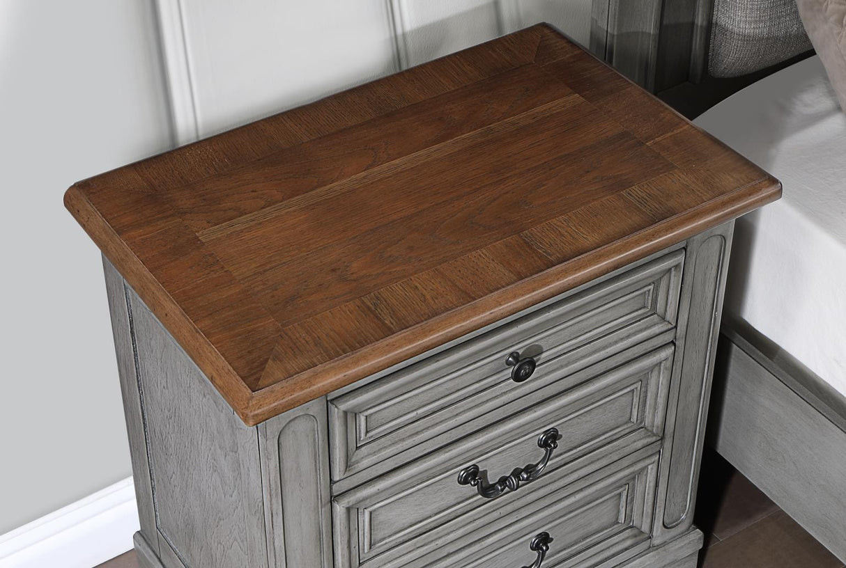 B112 - Nightstand - Rustic Gray