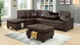 U346 - 2 Piece Sectional - Brown