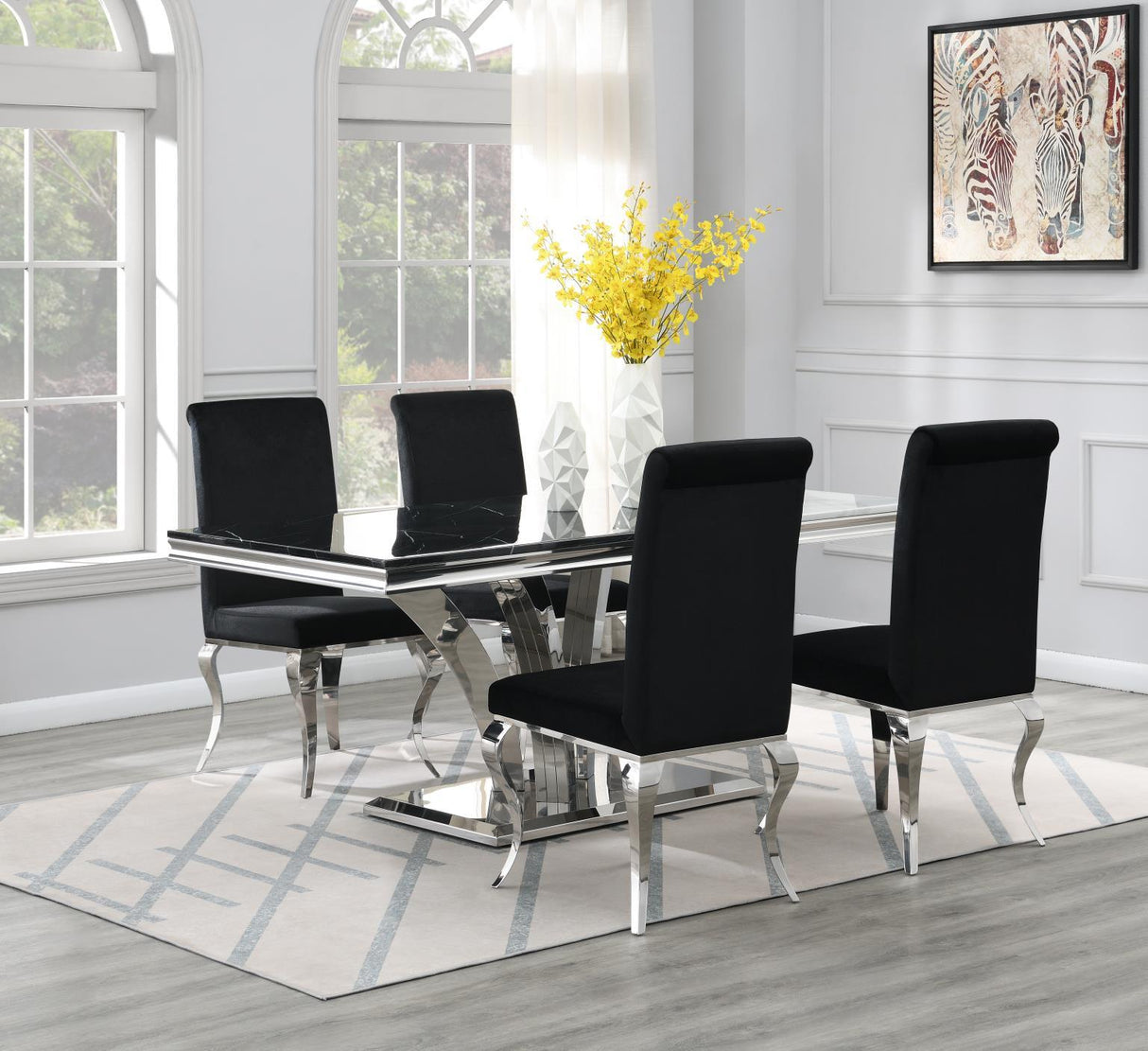 G-083-T-BLACK - Dining Room Set
