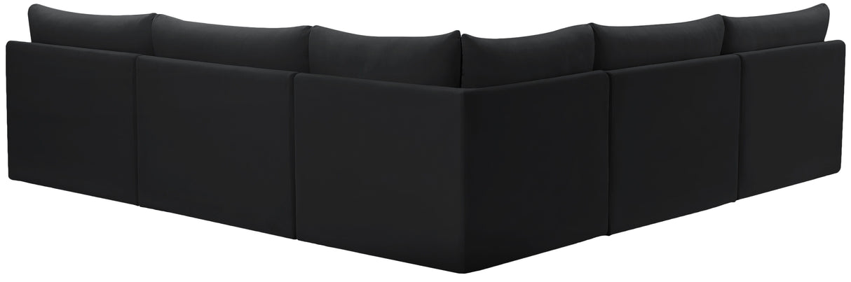 Jacob - Modular Sectional 5 Piece - Black