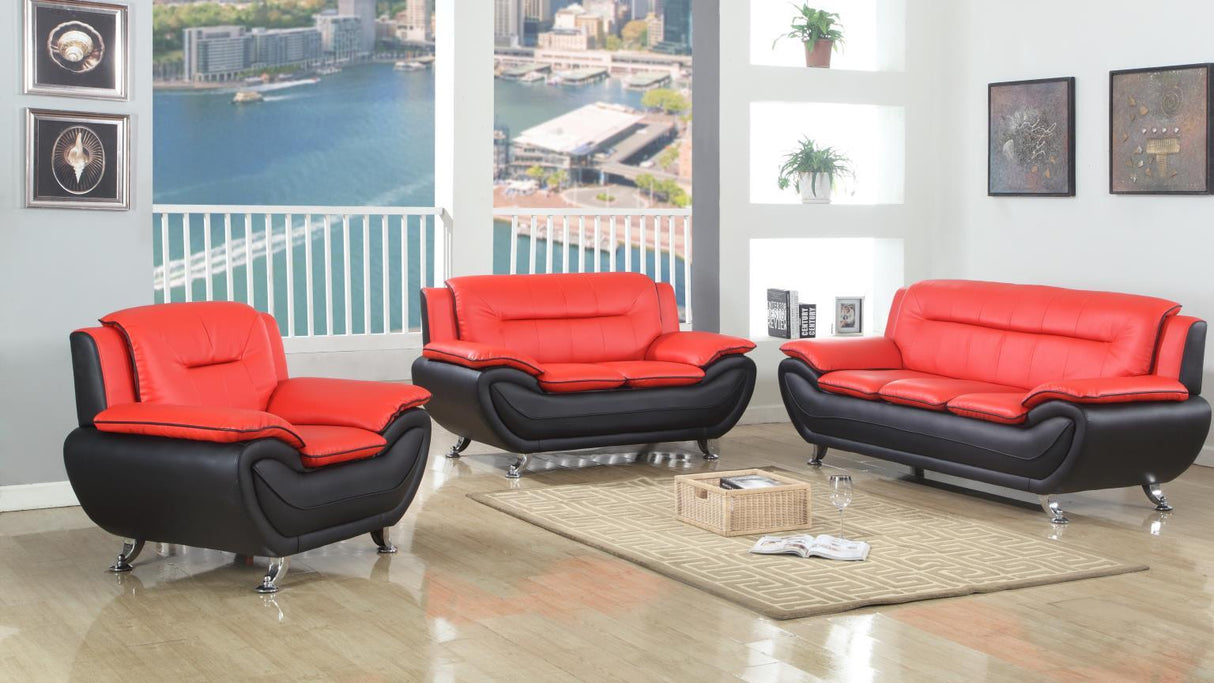 U486 - Loveseat - Red