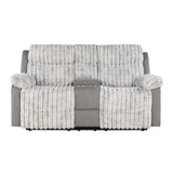 Bruni - Console Reclining Loveseat With Manual Recline