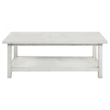 Payne - Wood Coffee Table with Shelf