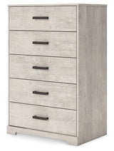 Shawburn - Five Drawer Chest - Gray