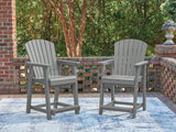 Sanctuary Beach - Barstool (Set of 2) - Dark Gray
