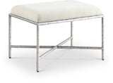 Valley - Bench With Silver Frame