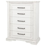 Mckinney - 5-Drawer Bedroom Chest Of Drawers - Vintage White
