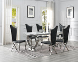 G-082-T-WHITE - Marble Dining Table - White