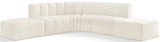 Arc - Velvet 6 Piece Corner Modular Sofa