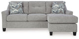 Keenelynn - Sofa Chaise - Nickel