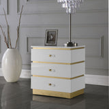 Esme - Side Table - White Lacquer