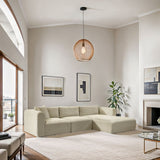 Shaggy - 3 Piece Modular Sectional