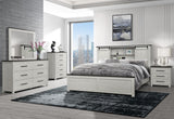 Ava - 5 Piece Full Bedroom Set - Beige