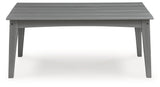 Cove Beach - Rectangular Cocktail Table - Gray