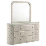 Sonya - 6-Drawer Upholstered Bedroom Dresser