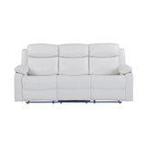 Blanche - Reclining Set With LED Lights With Pillow Top Arms