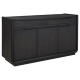 Leandro - 2-Drawer Dining Sideboard Server - Burnished Black