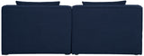 Cube - Linen Modular 2 Seat Armless Sofa