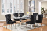 D082 - Dining Table - Shimmer Silver