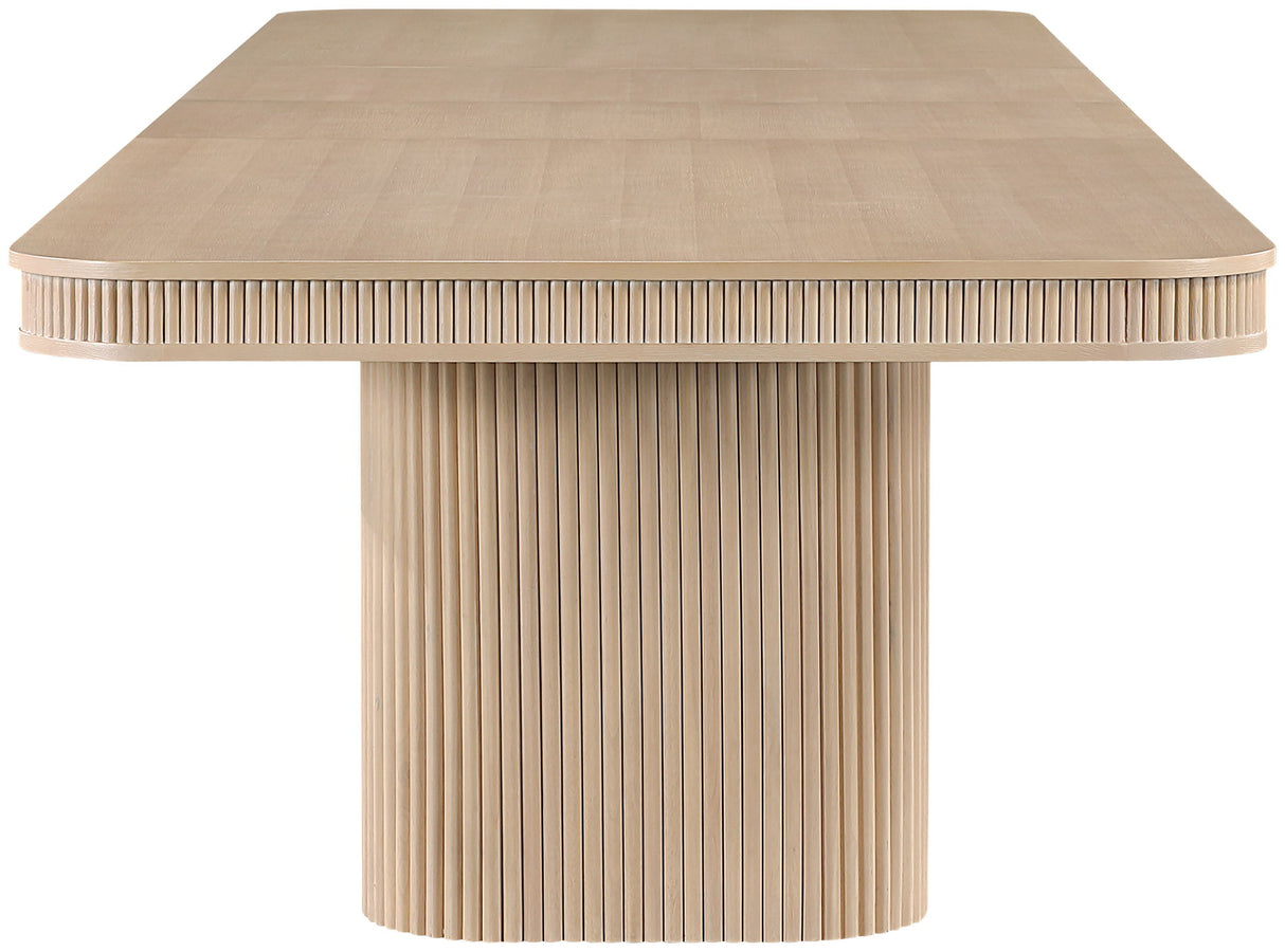 Mohari - Solid Wood And Oak Veneer 112" / 160" Dining Table