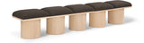 Pavilion - 5 Piece Modular Bench With Natural Base