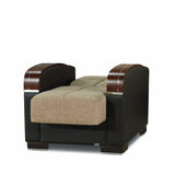 Ottomanson Mobimax - Upholstered Convertible Armchair With Storage