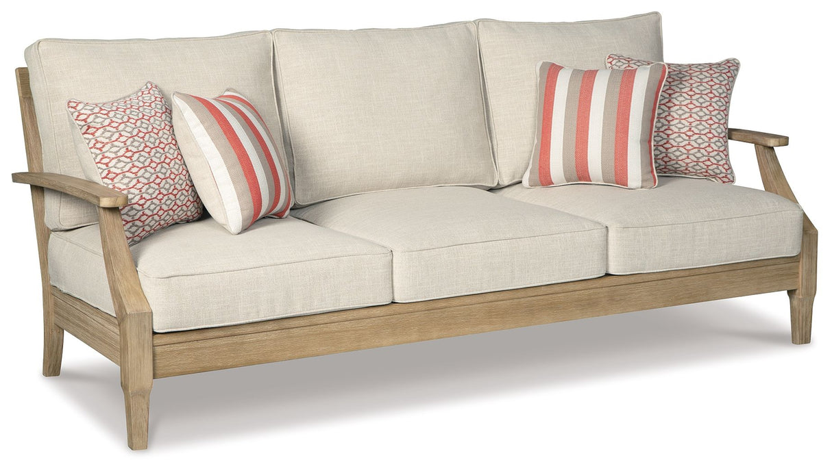 Clare View - Beige - Sofa with Cushion