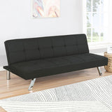 Joel - Upholstered Tufted Convertible Sofa Bed