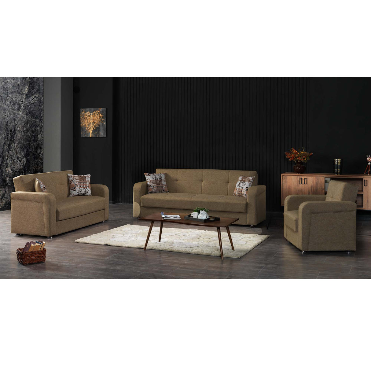 Ottomanson Harmony - Convertible Loveseat With Storage