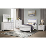 Almera - Glitter Mirror - White
