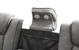 U77 - Power Reclining With Power Headrest, Storage Arms / USB And Wireless Charger Loveseat - Slate