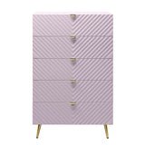 Gaines - Chest - Pink High Gloss