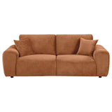 Burnett - Chenille Upholstered Wide Arm Sofa