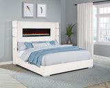 Tisdall - Upholstered Fireplace Bed
