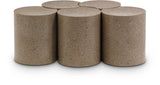 Dimple - 5 Piece Modular Coffee Table - Terazzo Finish