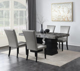 D137 - Dining Room Set With Leather Chairs