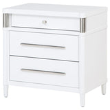 Gracemont - 3-Drawer Bedroom Nightstand Bedside Table - White