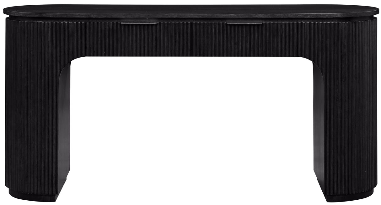 Astrid - Solid Wood And Oak Veneer Desk