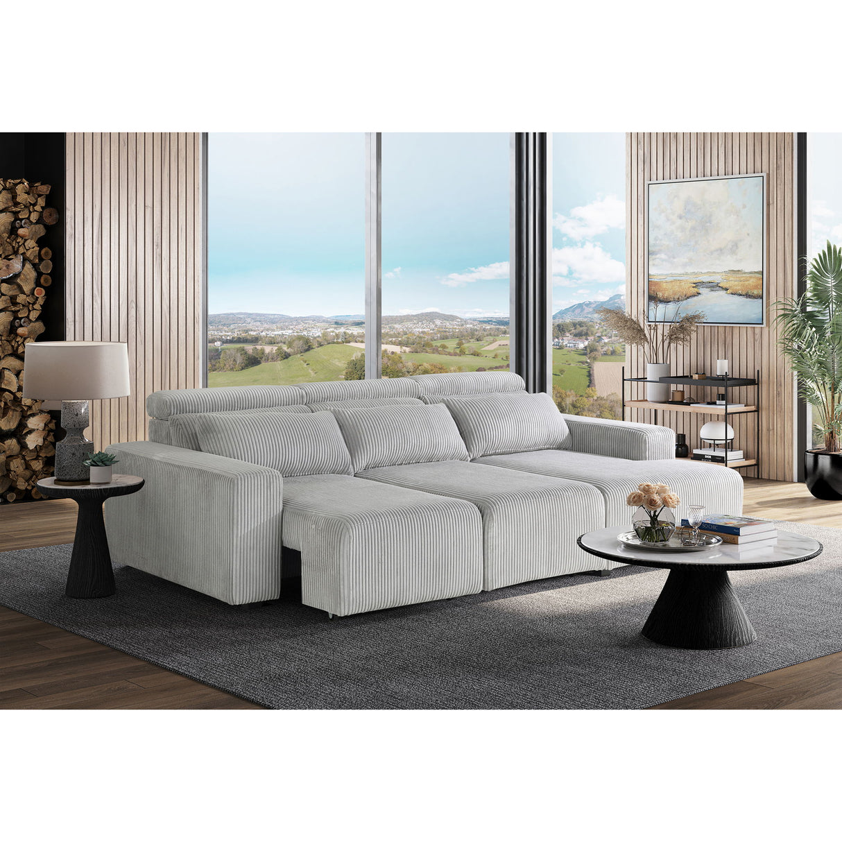 Seltos - Power Sectional - Gray