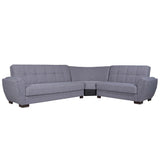 Ottomanson Armada Air - Upholstered Convertible Sectional With Storage - Polyester