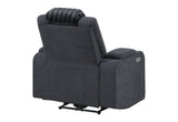U8000 - Power Recliner With Power Headrest & LED Light - Black