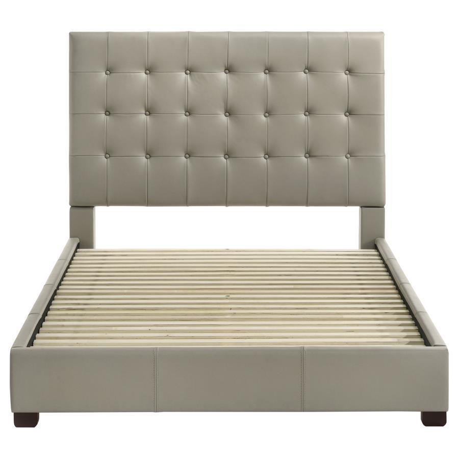 Medley - Genuine Leather Platform Bed