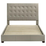 Medley - Genuine Leather Platform Bed