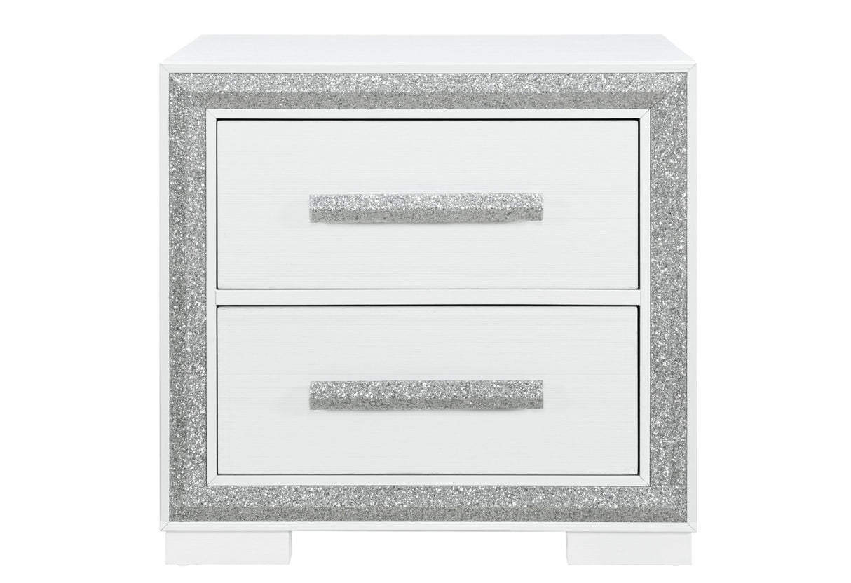 Andros - Nightstand - Silver