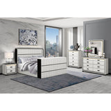 Isaiah - Nightstand With Upholstered Frame