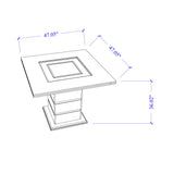 Ariya - 5 Pieces Bar Table And Bar Stool Set